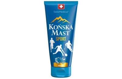 SwissMedicus Koňská mast Sport chladivá - Конская мазь Спортивная охлаждающая 200 мл